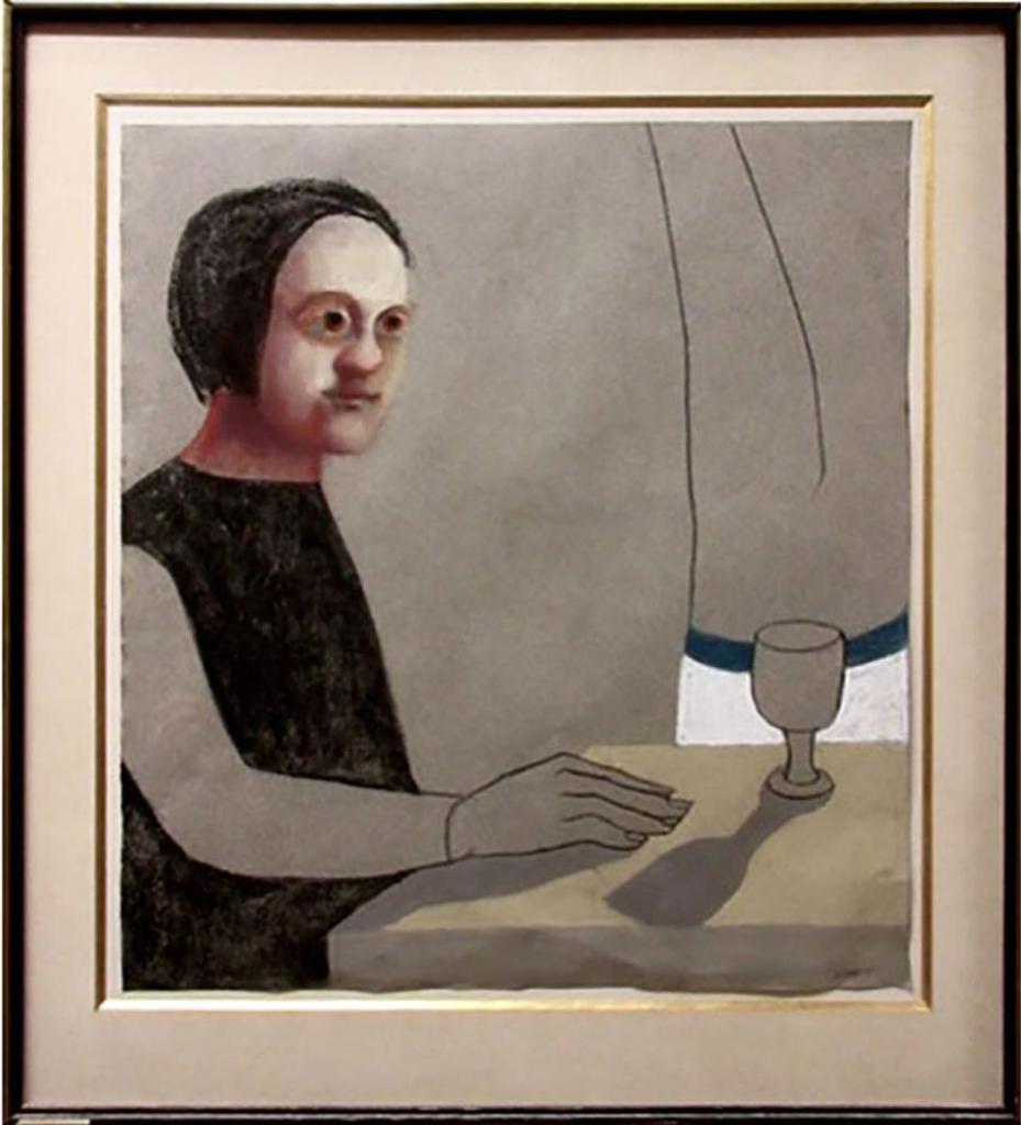 Louise Scott (1936-2007) - Figure At A Table