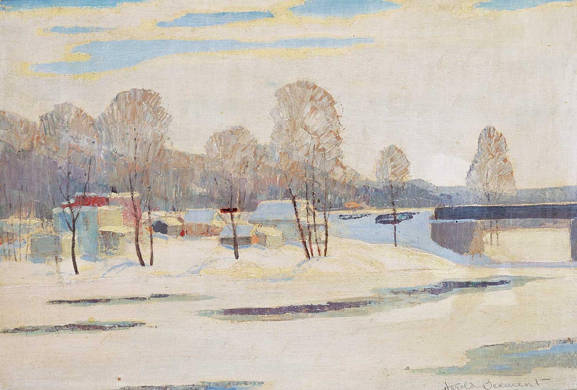 Thomas Harold (Tib) Beament (1898-1984) - Railway Bridge, St. Rose