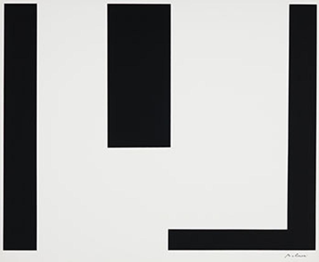 Guido Molinari (1933-2004) - Sans titre (Quadrinoir)