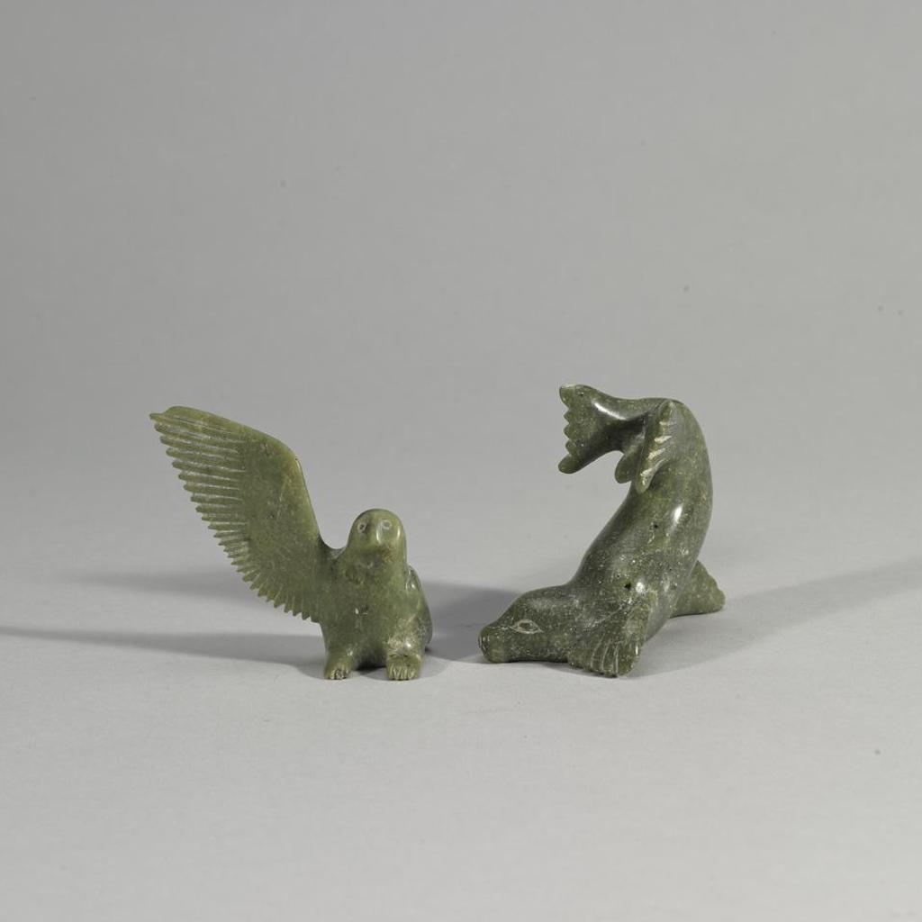 Joanassie Igiu (1923-1981) - Seal; Owl