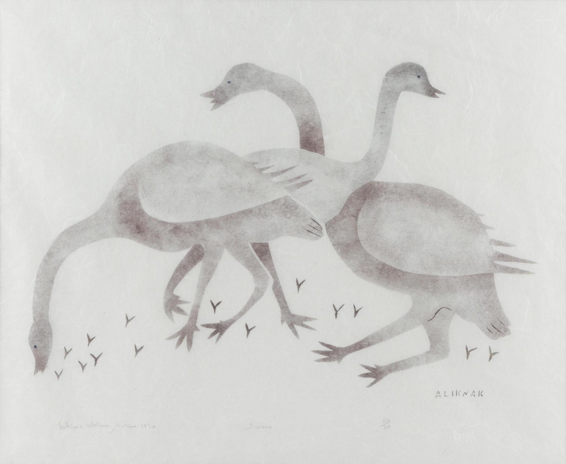 Peter Aliknak (1928-1992) - SWANS, 1970