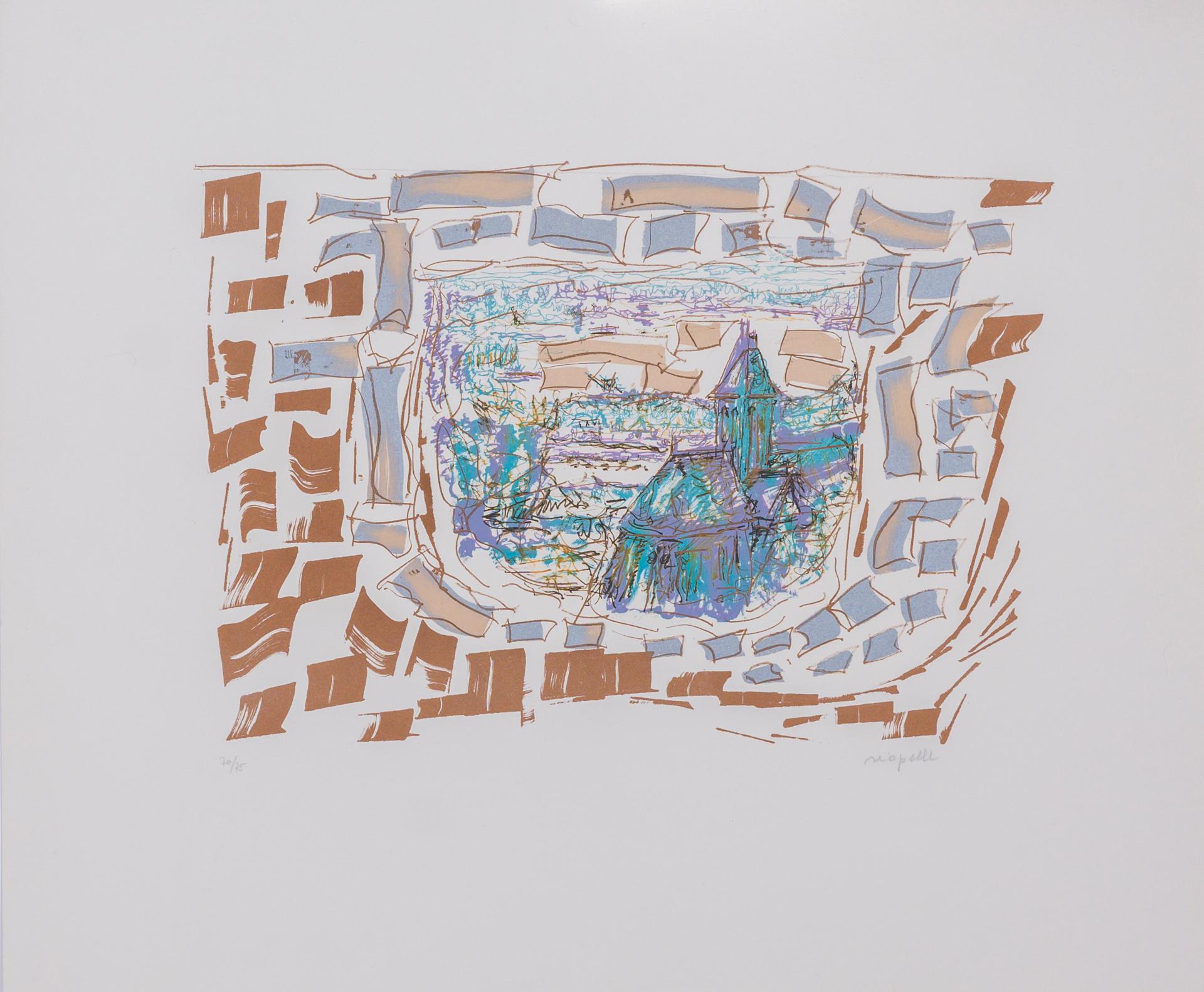 Jean-Paul Riopelle (1923-2002) - L'Abside de Vétheuil, 1985