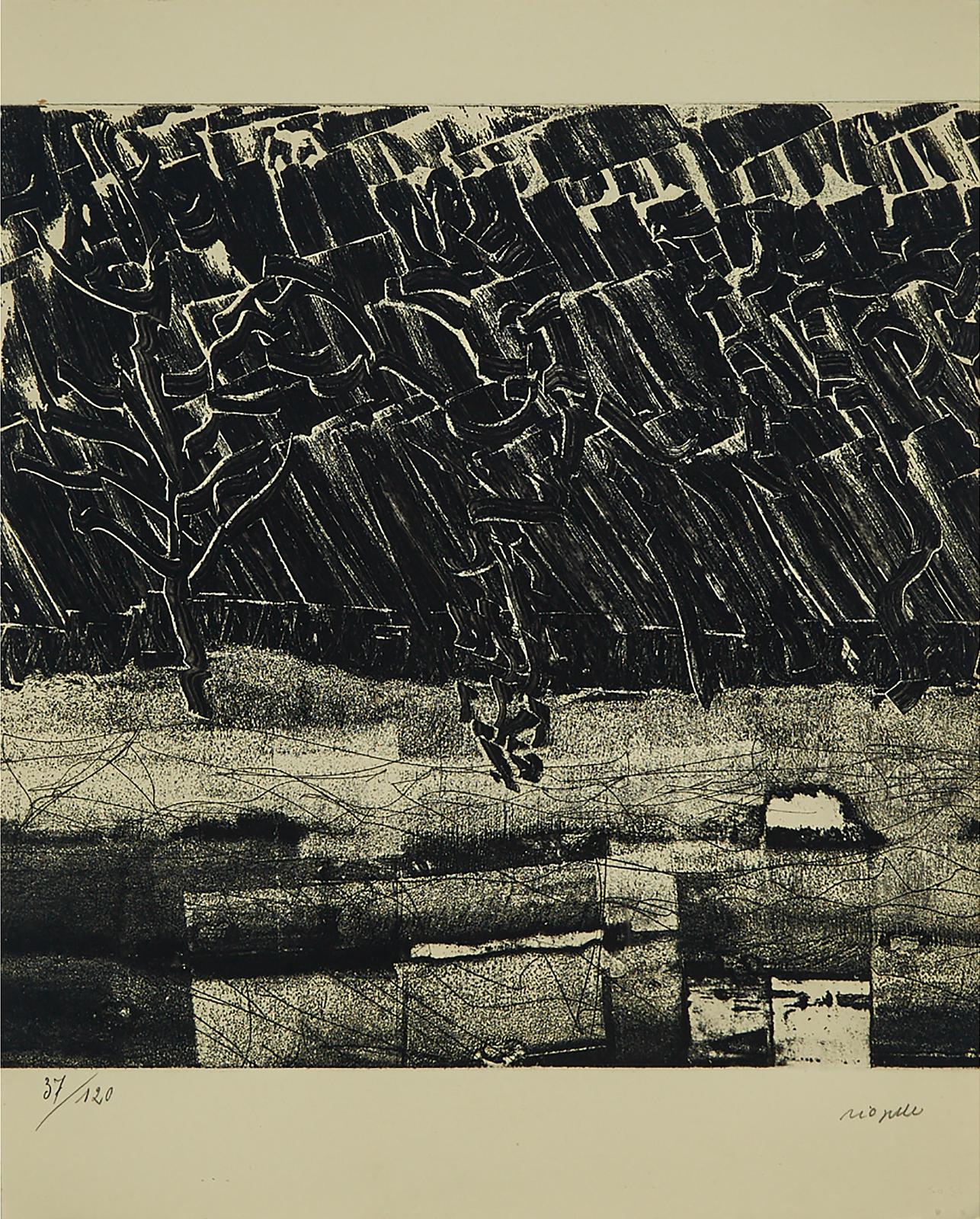 Jean-Paul Riopelle (1923-2002) - Fondation, 1973-74 [yseult Riopelle, 1974.02est.Gr.Alb]
