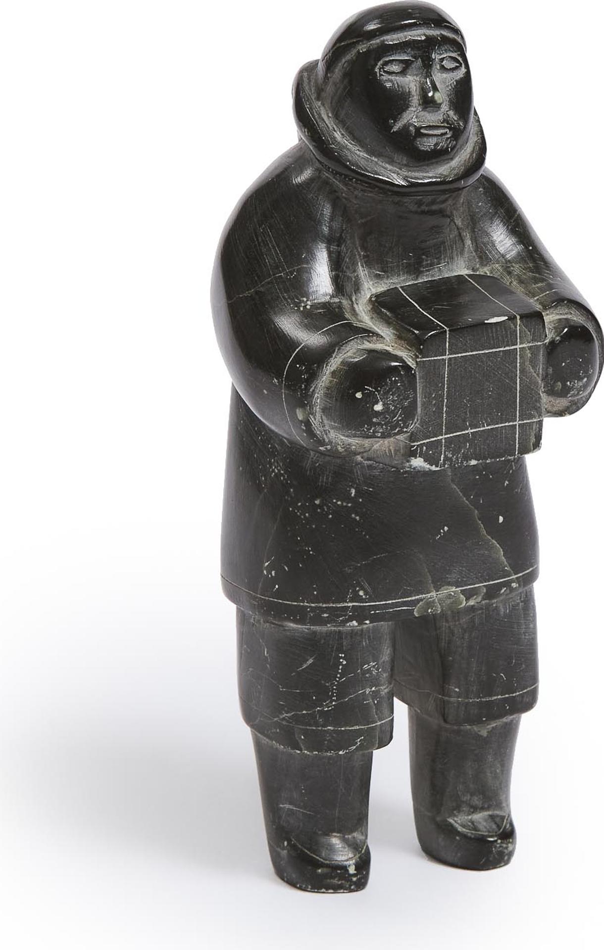 Jeetaloo Akulukjuk (1939) - Figure With Bundle, Ca. 1963