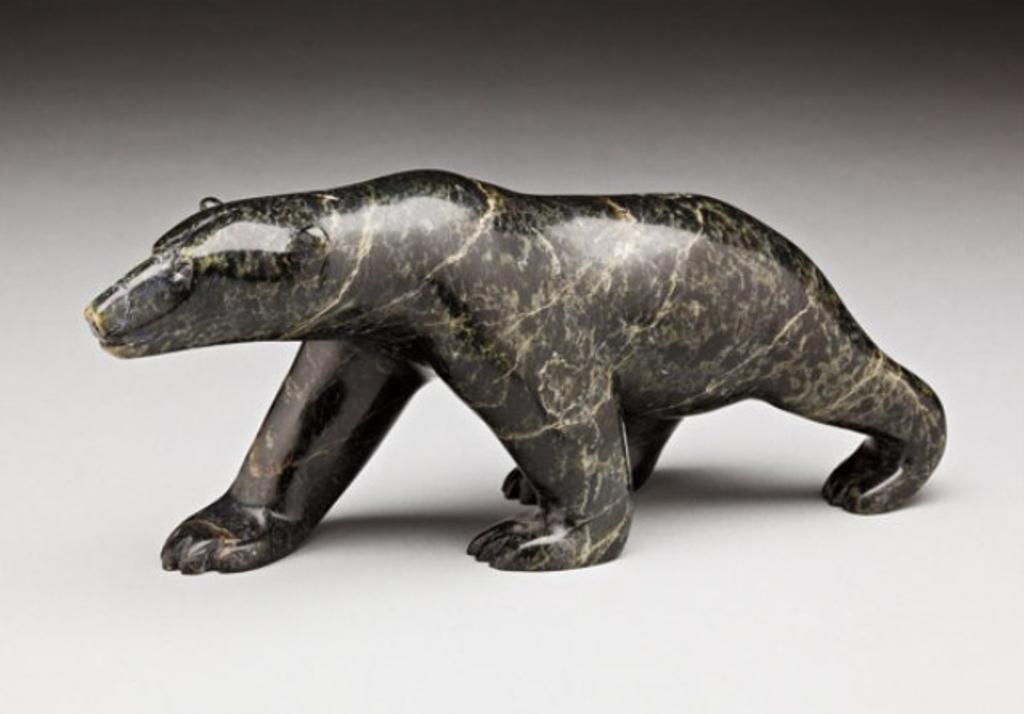 Henry Evaluardjuk (1923-2007) - Marbled black-green stone