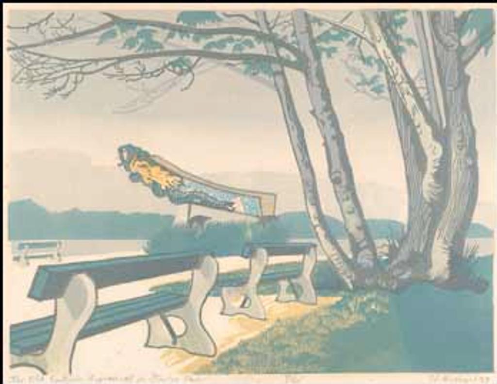 Edward John (E. J.) Hughes (1913-2007) - The Old Empress Figurehead in Stanley Park