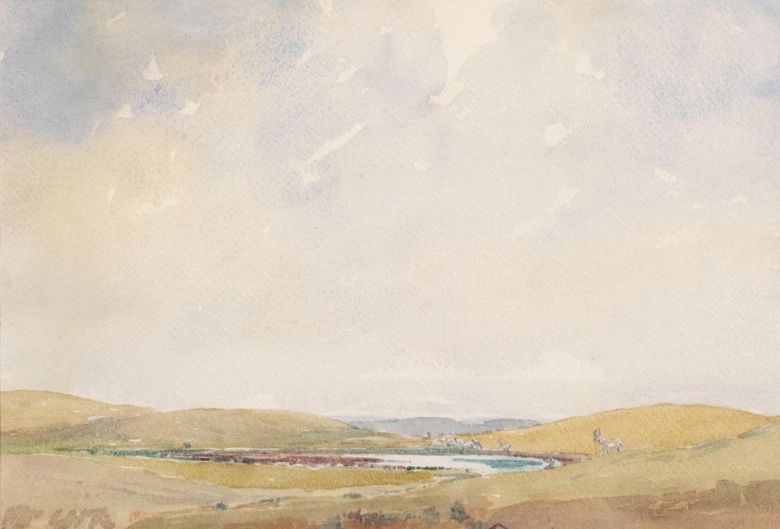 Frederick George Cross (1881-1941) - Antelope On The Praire