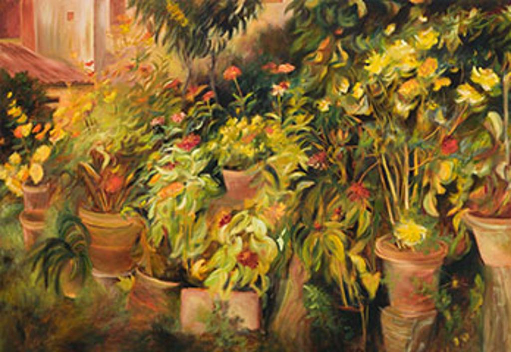 Jamie Evrard (1949) - An Eccentric's Garden VI
