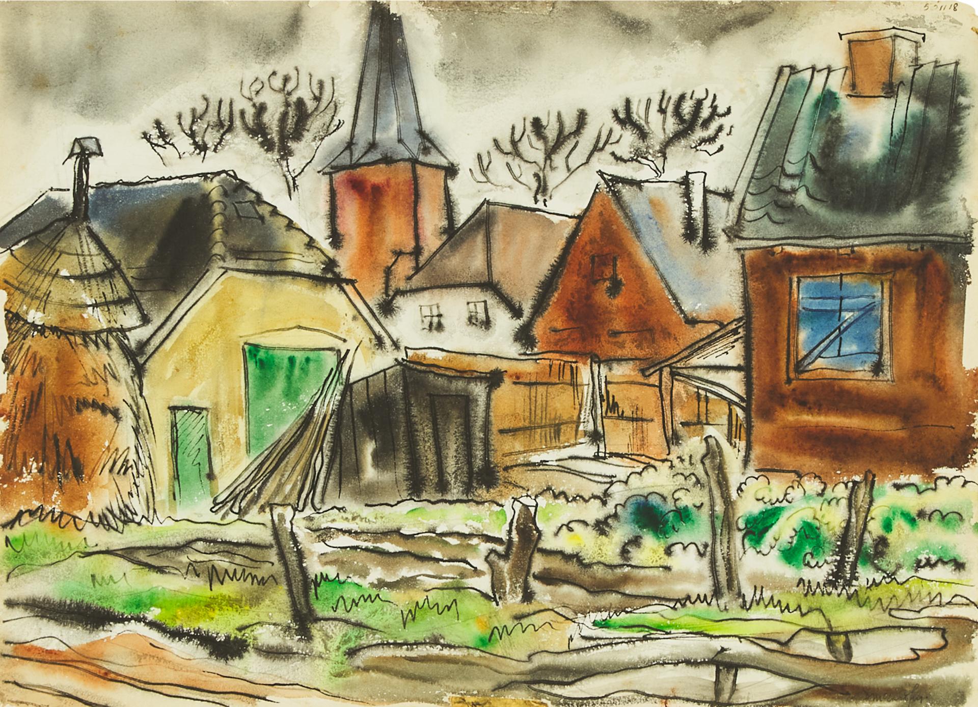 Doris Jean McCarthy (1910-2010) - Wilp, Holland, 1950