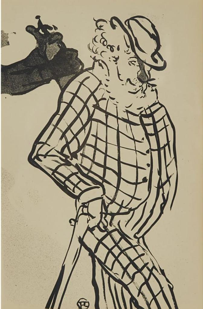 Henri de Toulouse-Lautrec (1864-1901) - Chanteur Américan (From Le Cafe Concert), 1893 [delteil, 38]