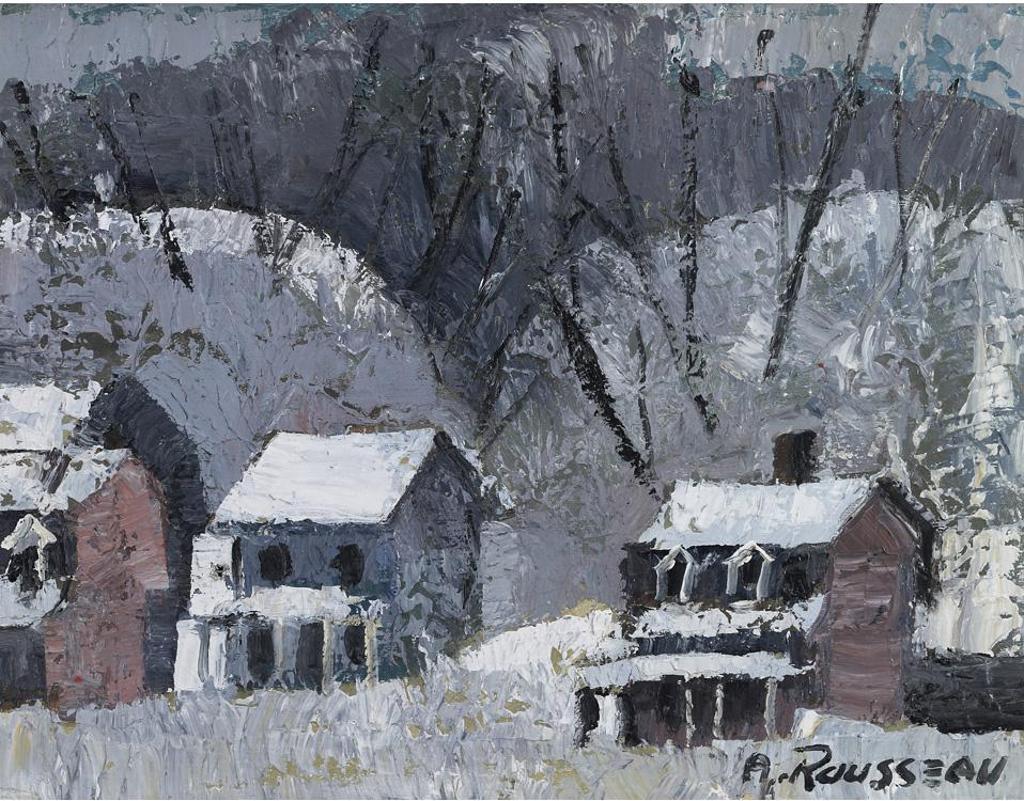 Albert Rousseau (1908-1982) - Au Pied Du Cap Diamont