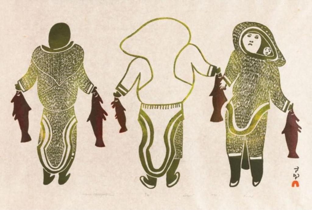 Lucy Qinnuayuak (1915-1982) - Untitled