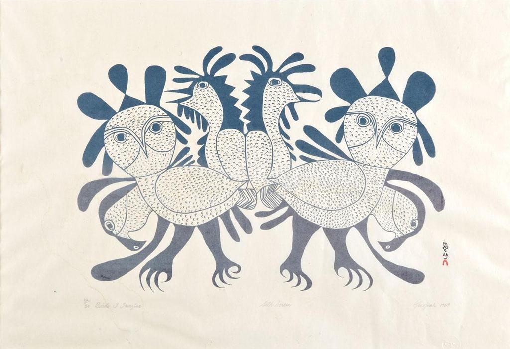 Kenojuak Ashevak (1927-2013) - Birds I Imagine