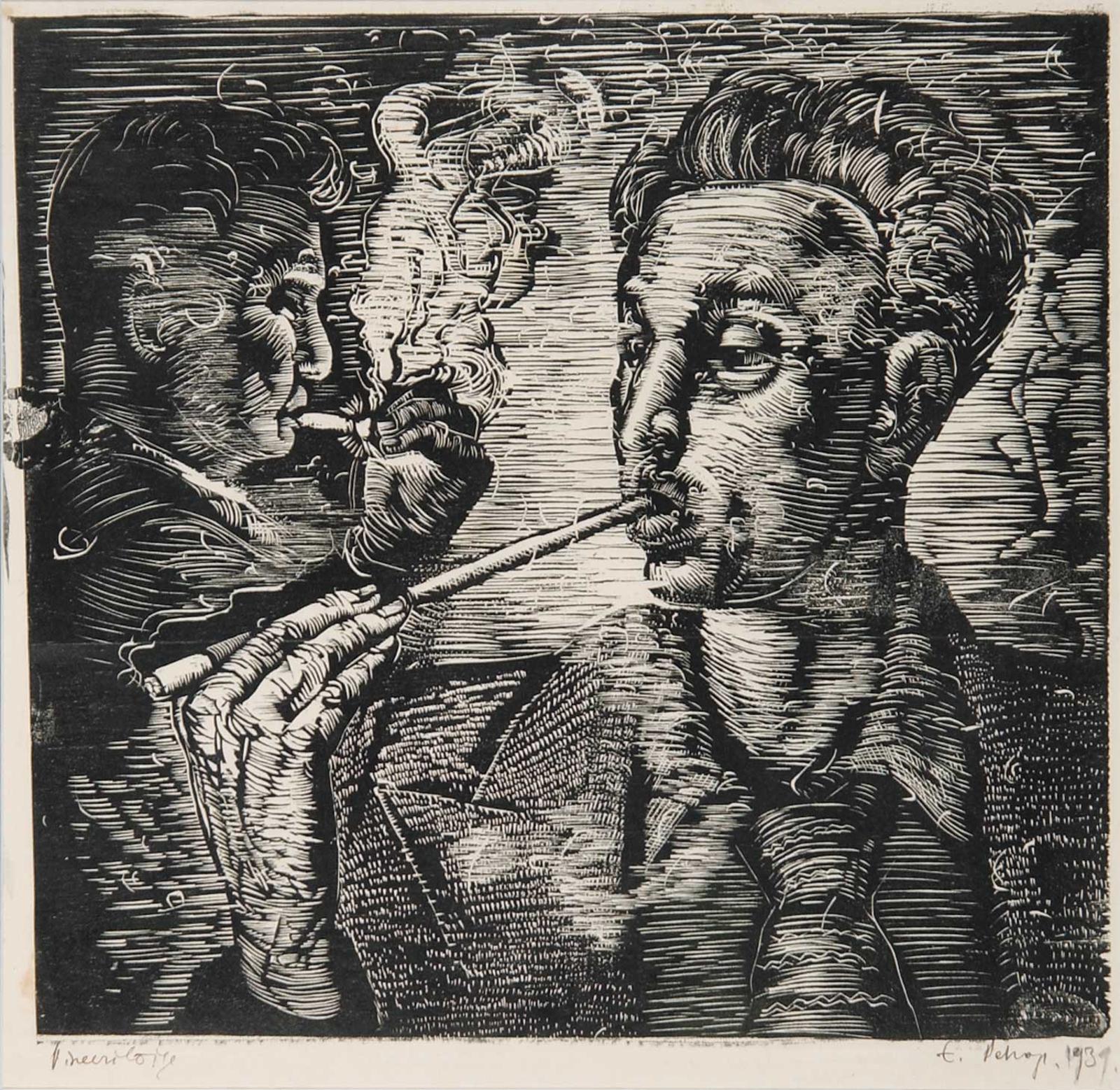 Eric Konstantin Pehap (1912-1971) - Untitled - Gentlemen's Hour