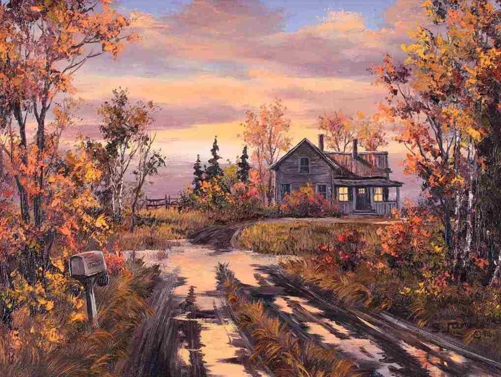 Georgia Jarvis (1944-1990) - After The Rain; 1986