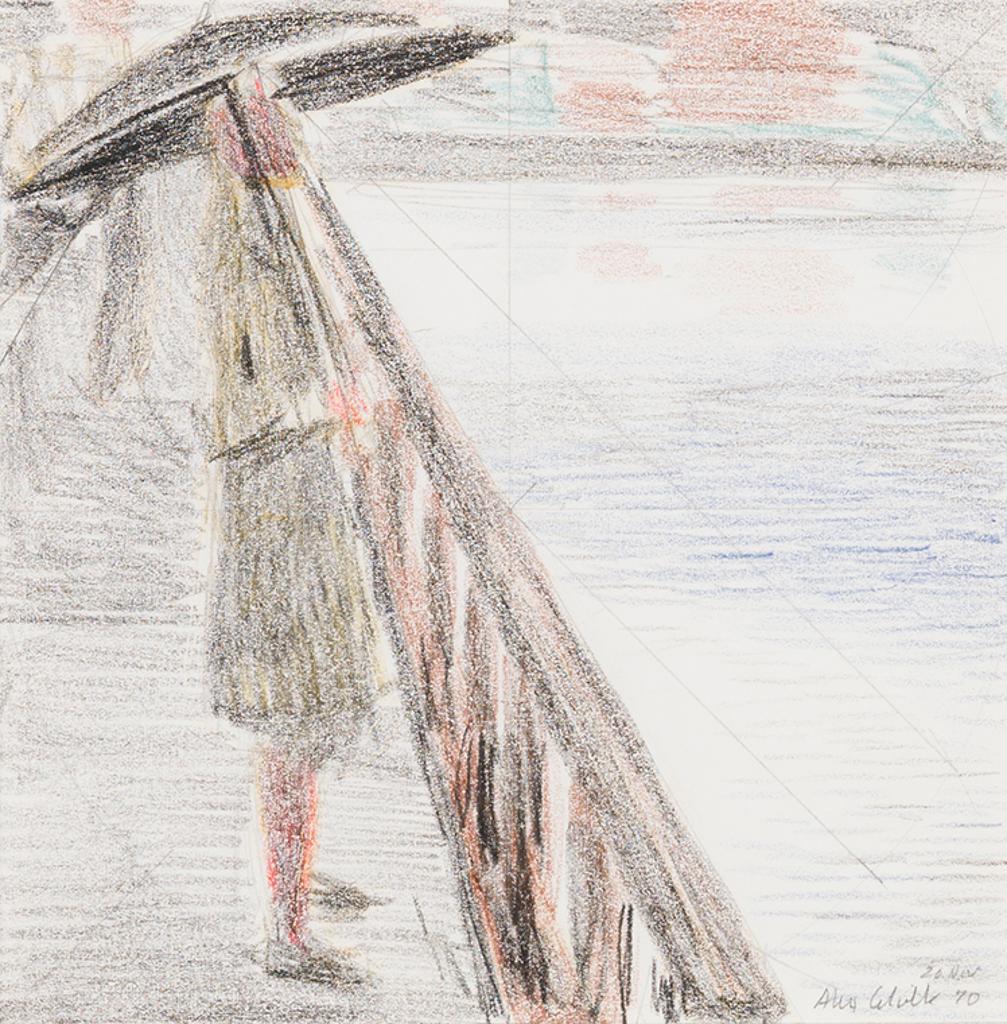 Alexander (Alex) Colville (1920-2013) - Study for The River Thames