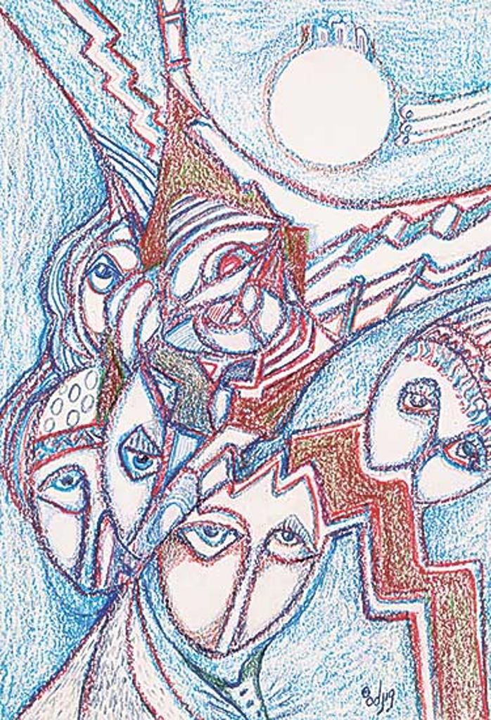 Daphne Odjig (1919-2016) - Cosmic Journey