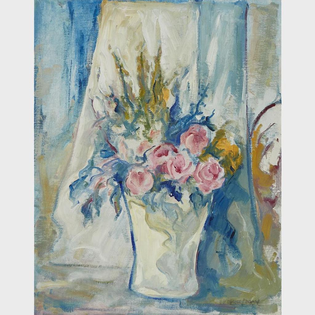 Henrietta Mabel May (1877-1971) - Still Life With Pink Blossoms