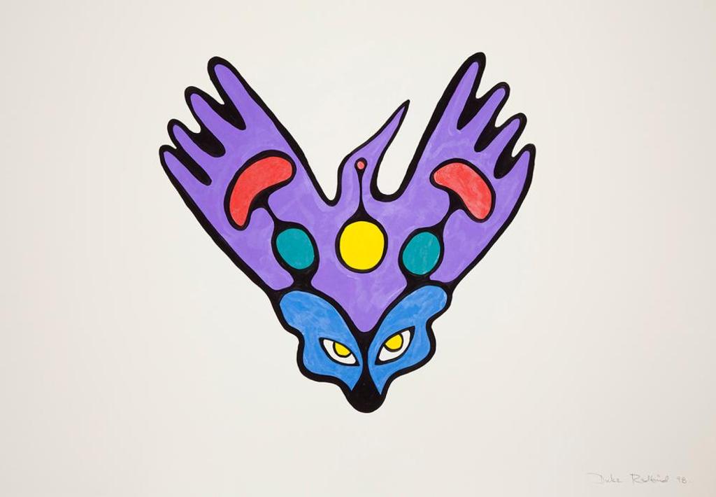 Duke Redbird (1939) - Untitled - Bird and Wolf