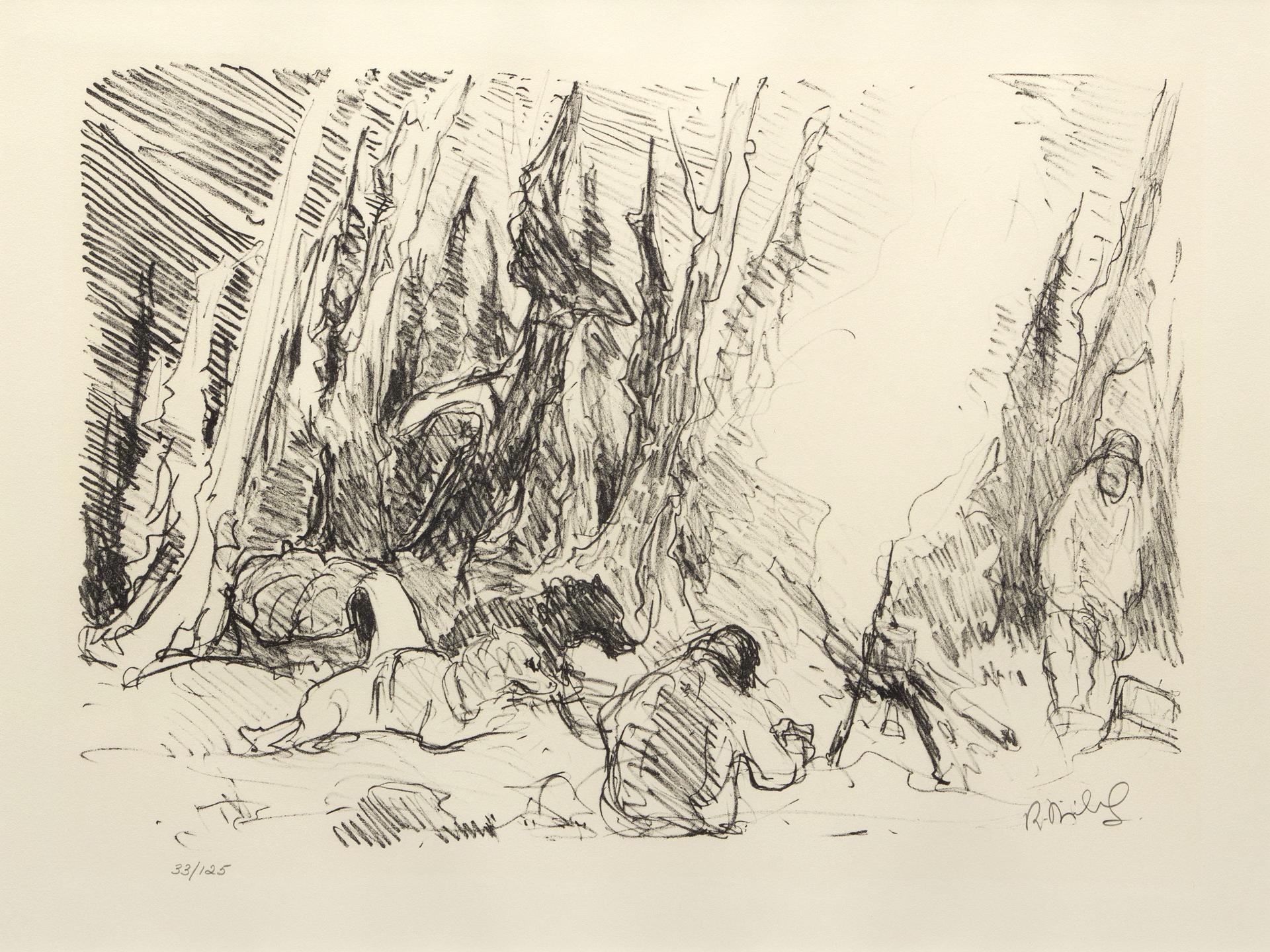 René Jean Richard (1895-1982) - Le repas du midi, 1974