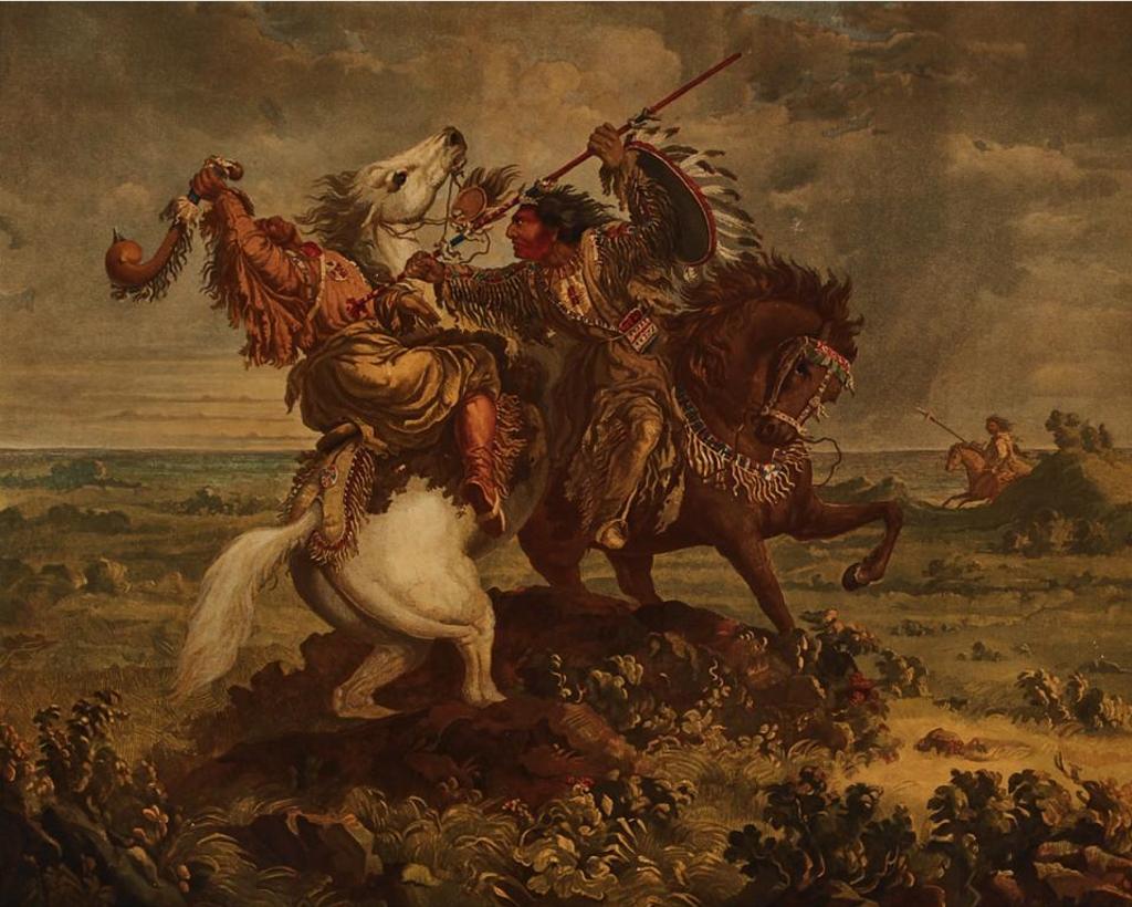 Paul Kane (1810-1871) - The Death Of Omoxesisixany Or Big Snake, 1860