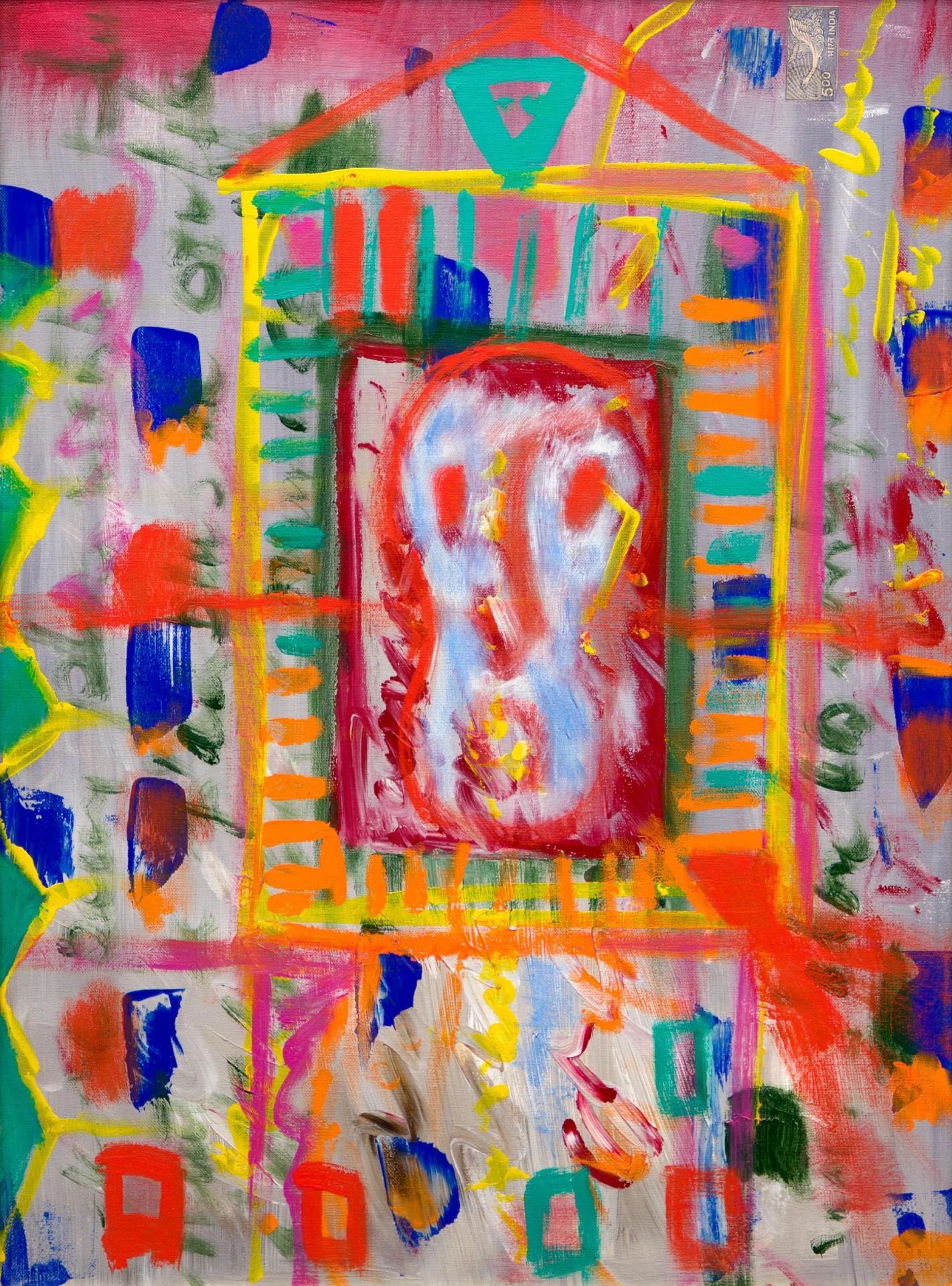 Kittie Bruneau (1929-2011) - Intérieur népalais, 1992