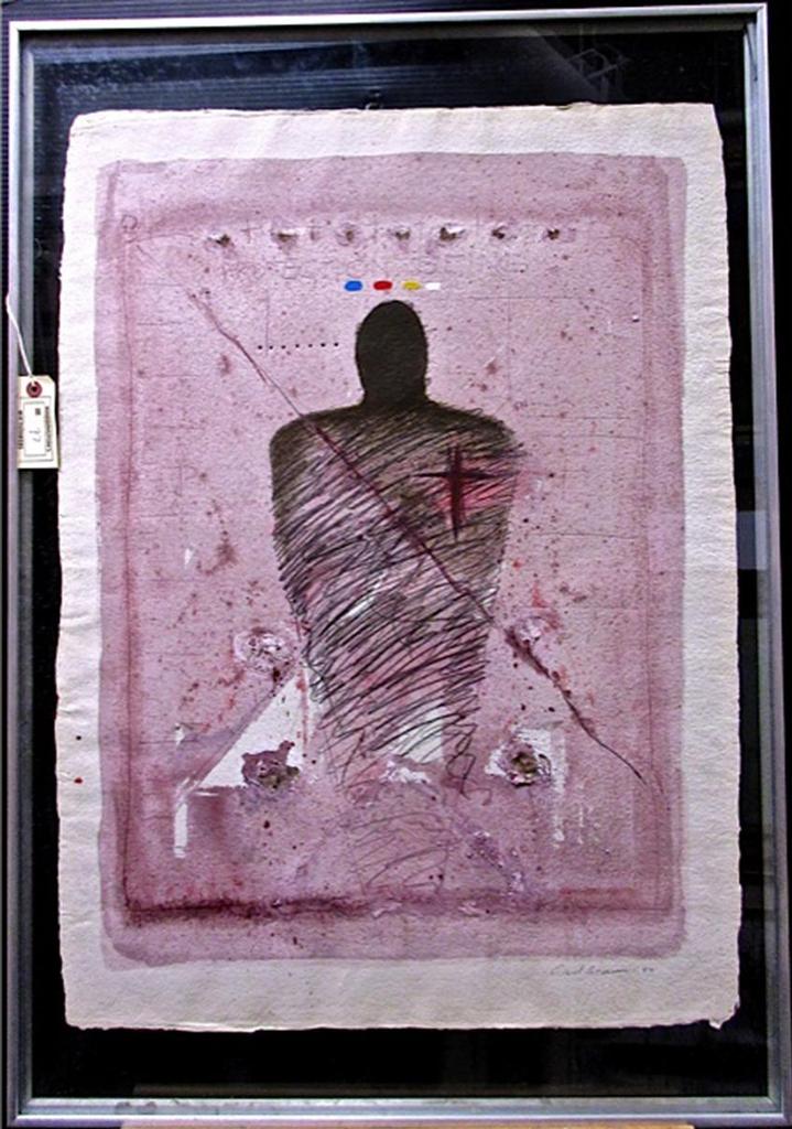 Carl Beam (1943-2005) - Protection Being (Eagle + 80)