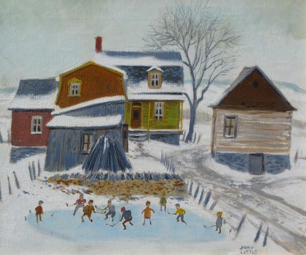 John Geoffrey Caruthers Little (1928-2024) - Joueurs De Hockey
