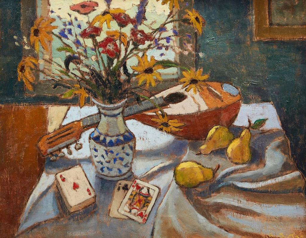 Antoine Bittar (1957) - Still Life with Mandolin