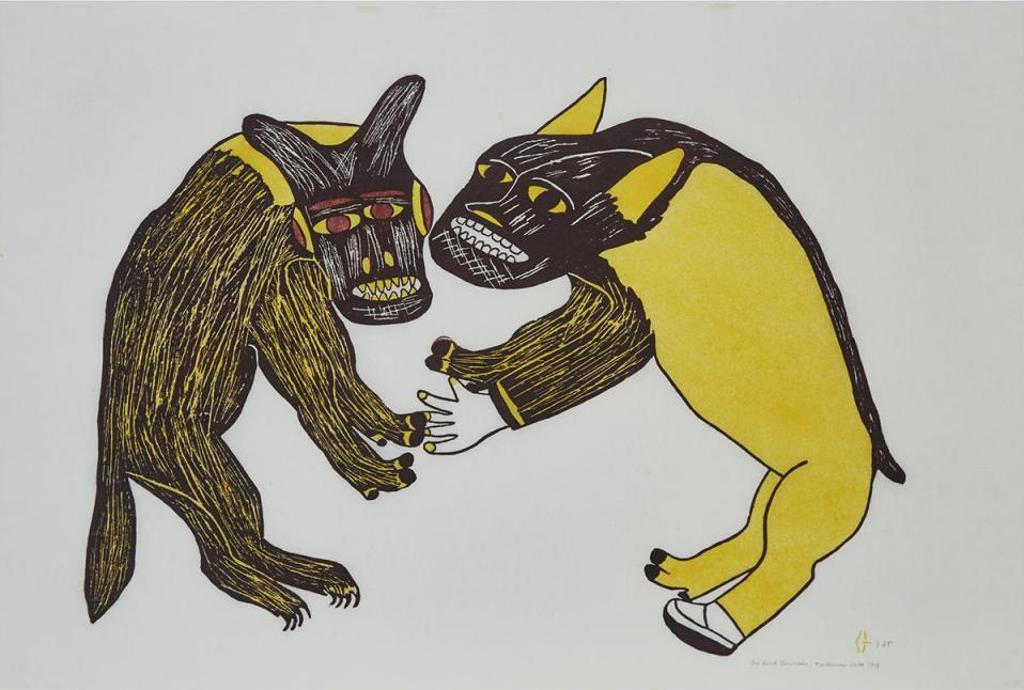 Simon Tookoome (1934-2010) - The Kind Animals