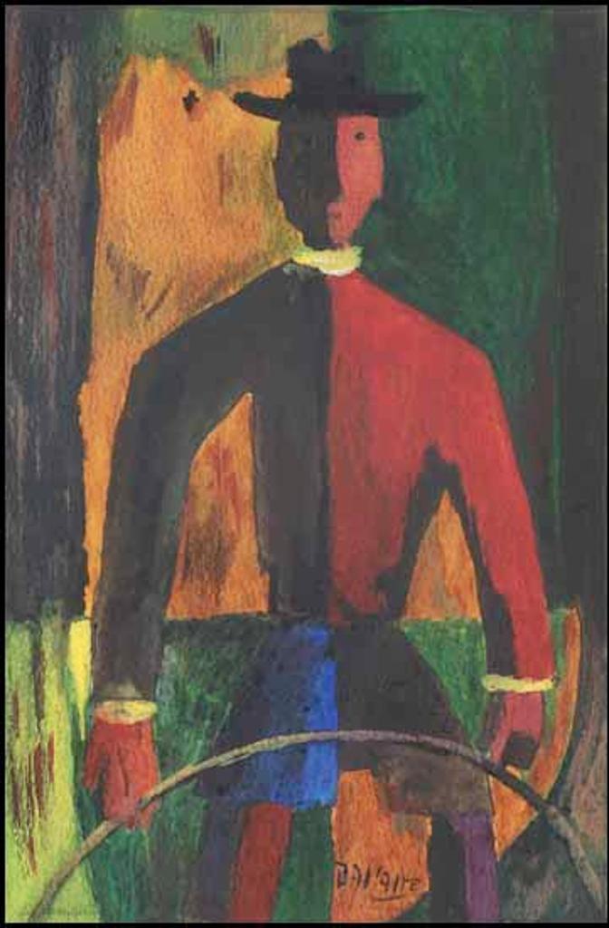 Jean-Philippe Dallaire (1916-1965) - L'enfant au cerceau