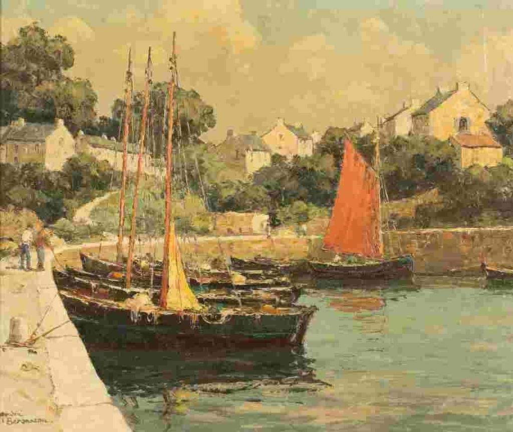 André Beronneau (1896-1973) - Le Port du Bono