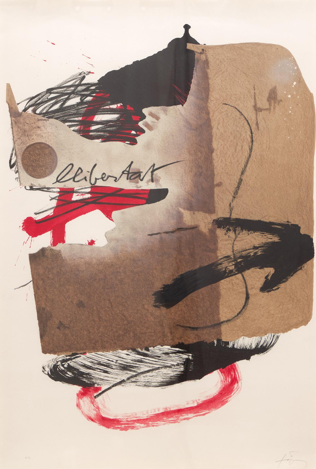 Antoni Tàpies (1923-2012) - La Libertad, 1988