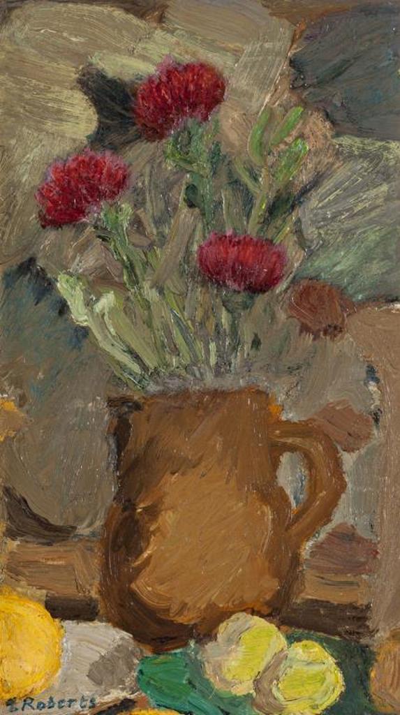 Goodridge Roberts (1904-1974) - Still Life with Flowers & Fruit