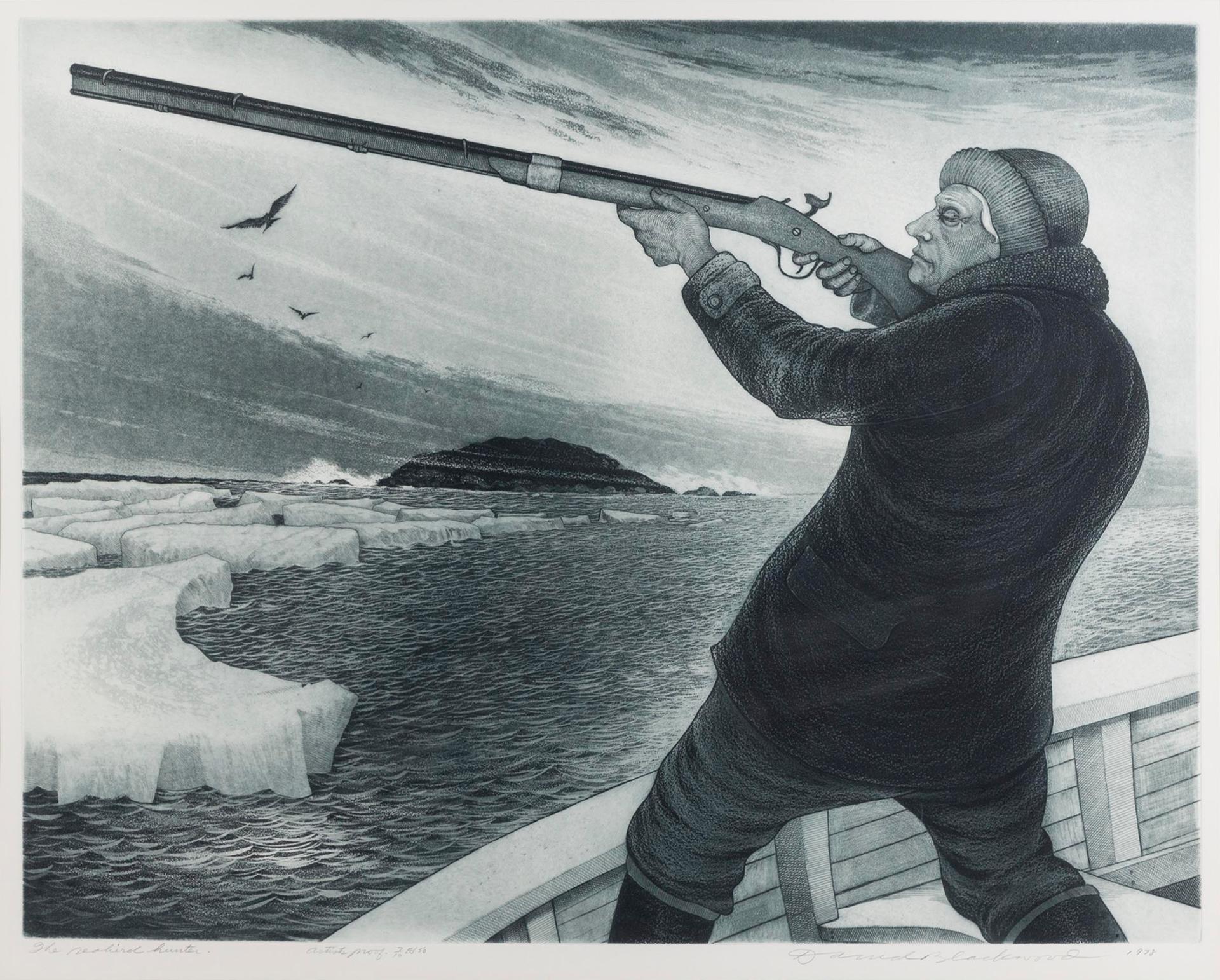 David Lloyd Blackwood (1941-2022) - The Seabird Hunter, 1978