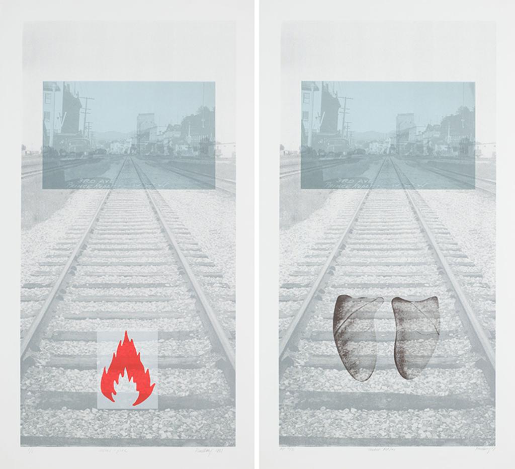 Paul C. Wong (1954) - Two Works from the Chinese Cafés Series