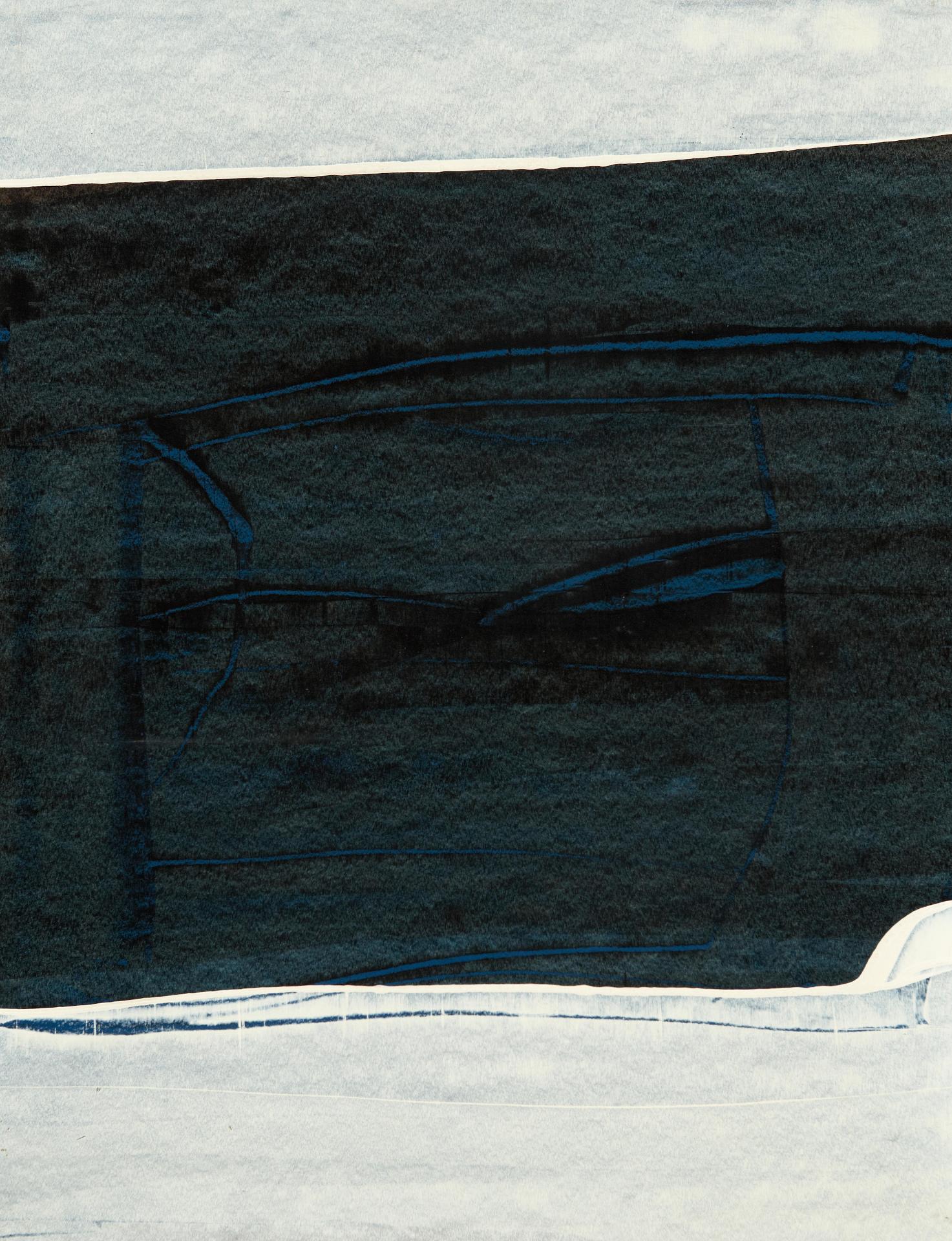 Kenneth Campbell Lochhead (1926-2006) - Untitled (Abstract in white and blue)