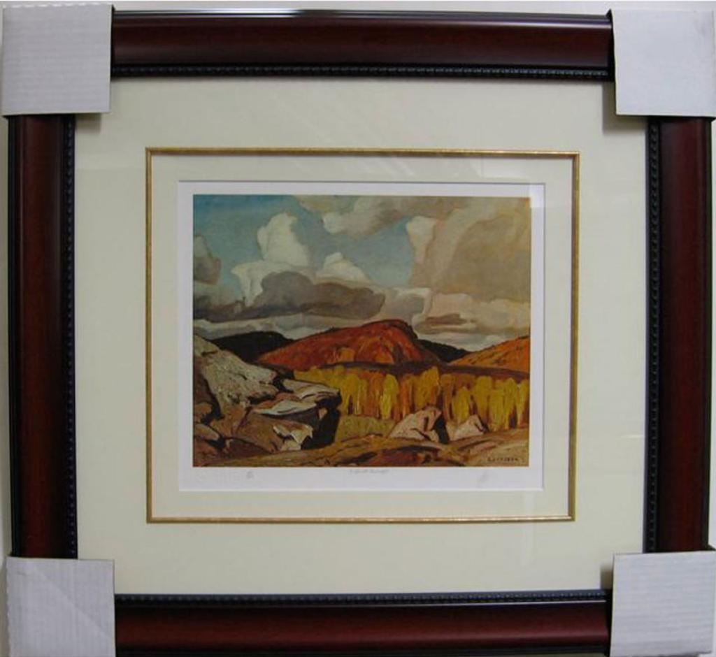 Alfred Joseph (A.J.) Casson (1898-1992) - Hills At Bancroft; Farm Near Baptiste