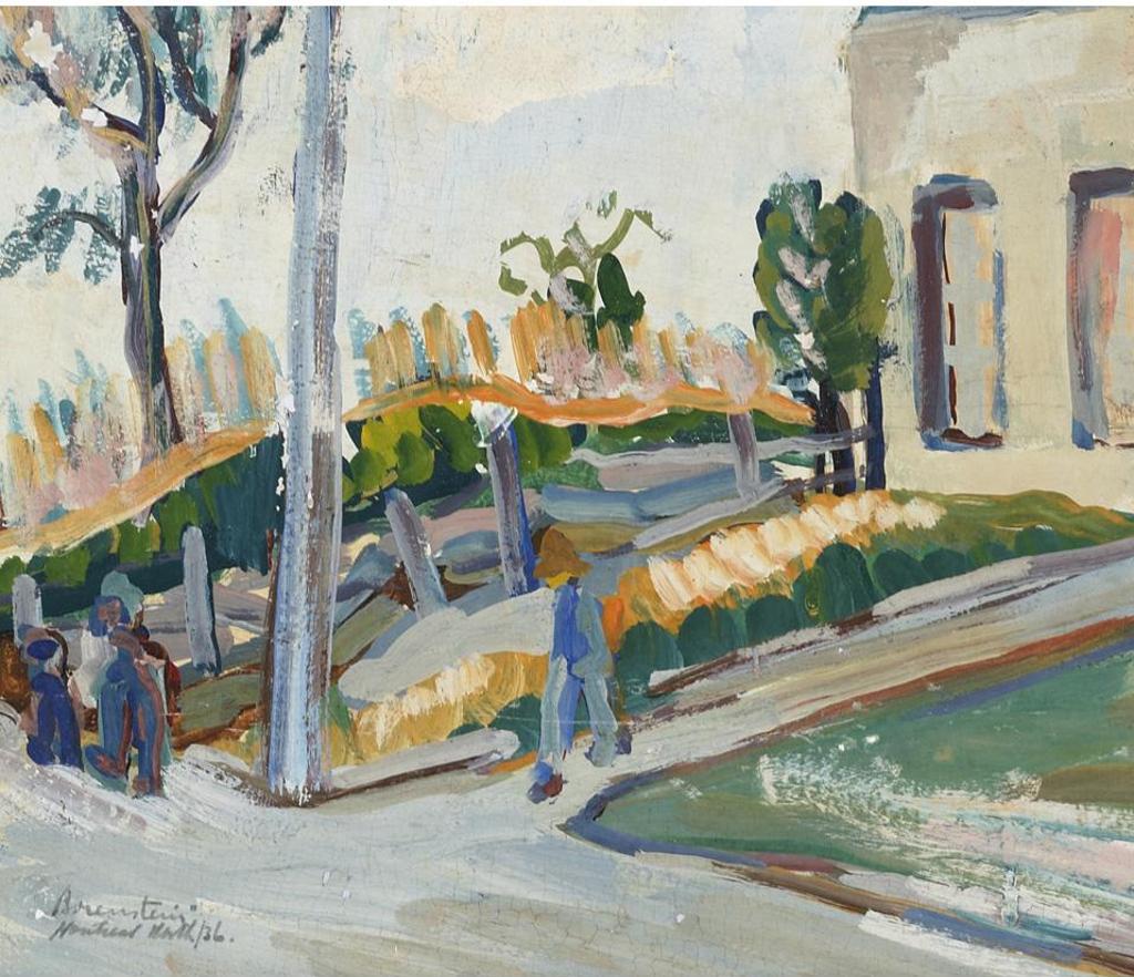 Samuel (Sam) Borenstein (1908-1969) - Montreal Street Scene