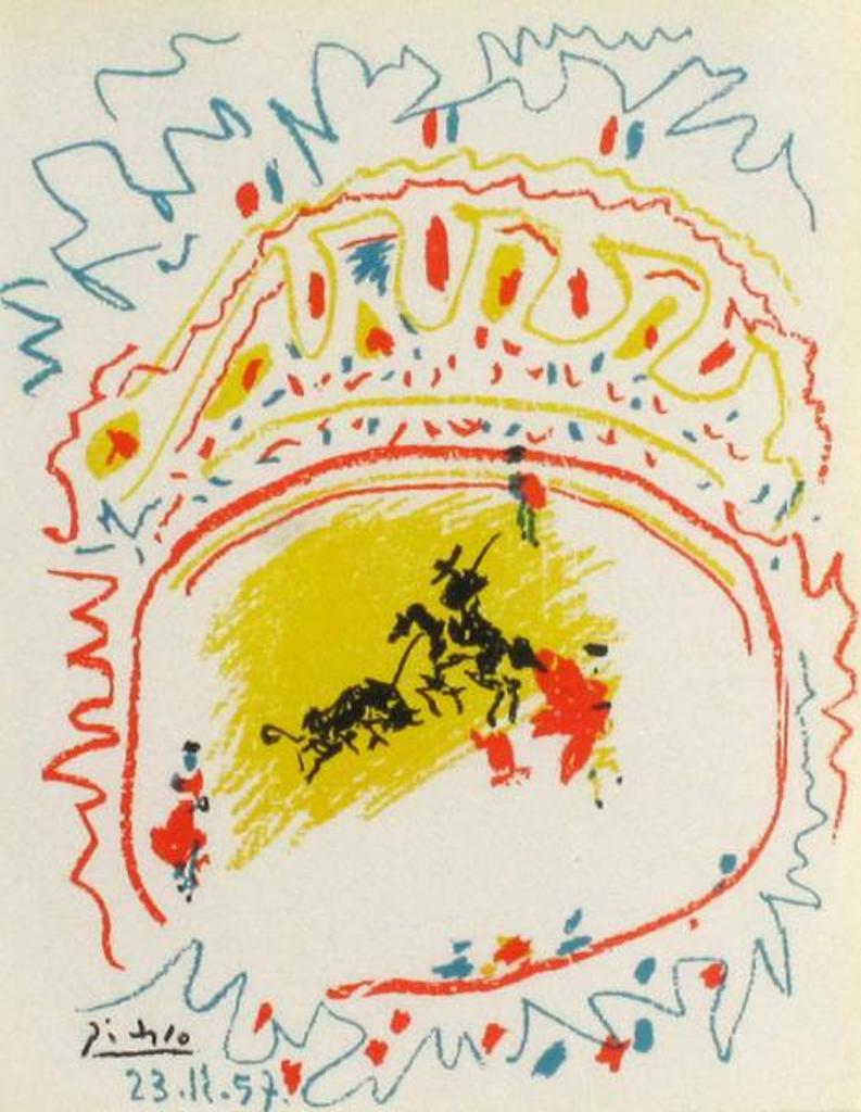 Pablo Ruiz Picasso (1881-1973) - La Petit Corrida (The Small Bullfight); 1957