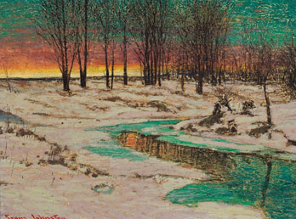 Frank (Franz) Hans Johnston (1888-1949) - February Sundown
