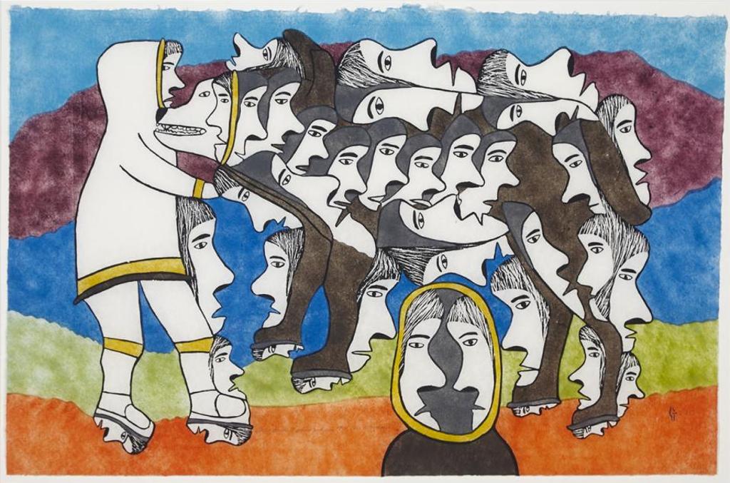 Simon Tookoome (1934-2010) - Travel In Winter And Summer Time; Qiviuq Dreams Of Wolves And Men
