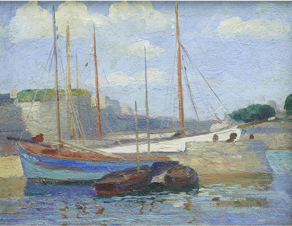 Robert Wakeham Pilot (1898-1967) - Fishing Boats, Concarneau