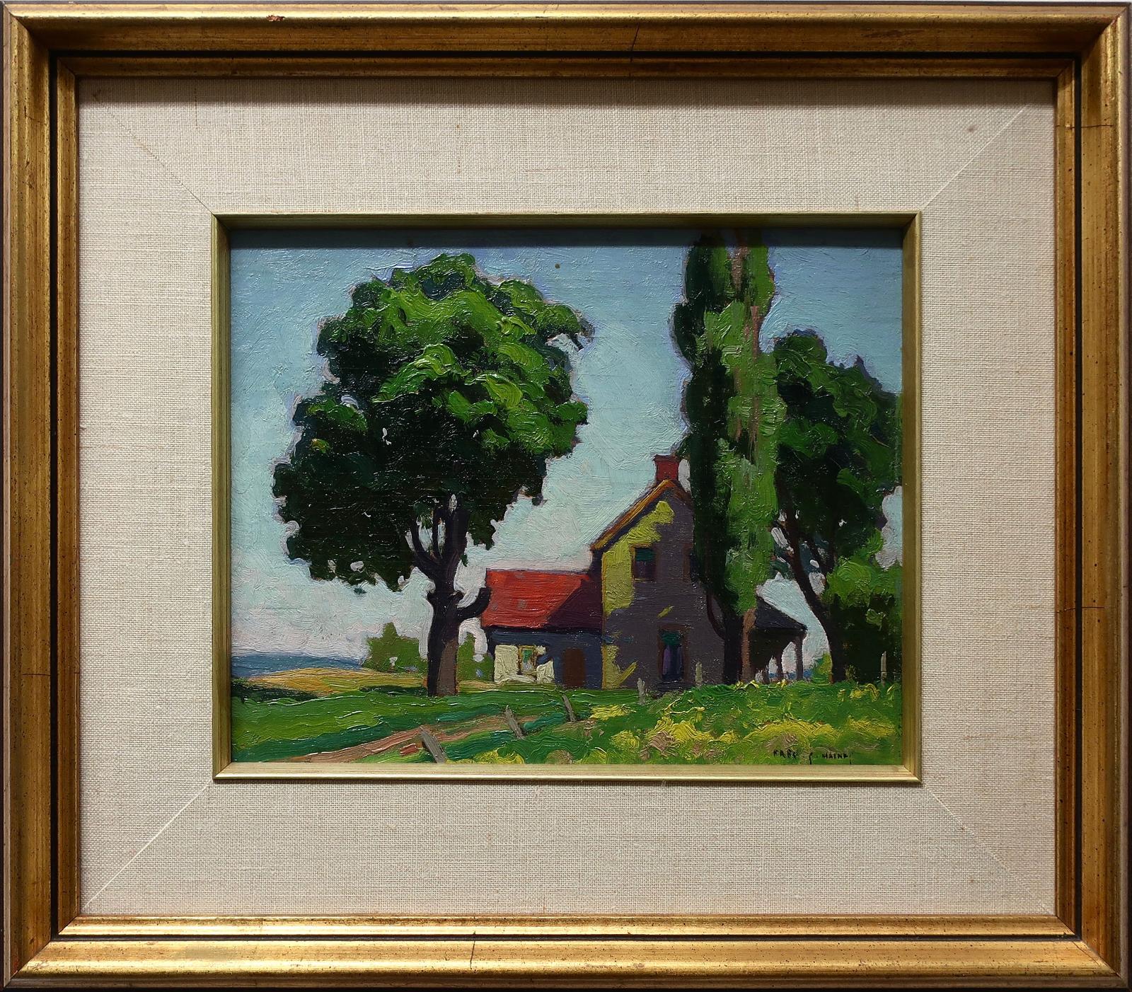 Frederick Stanley Haines (1879-1960) - House In Bracebridge, June