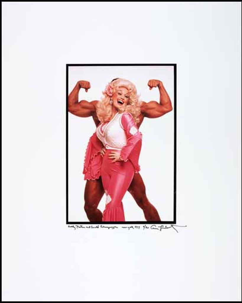 Annie Leibovitz (1949) - Dolly Parton and Arnold Schwarzenegger