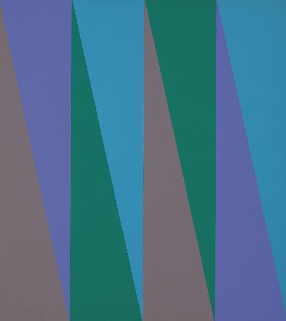 Guido Molinari (1933-2004) - Structure Triangulaire Gris-Brun