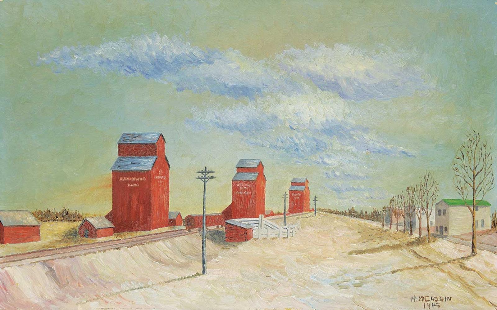 H. M. Cassin - Untitled - Elevators by Railway