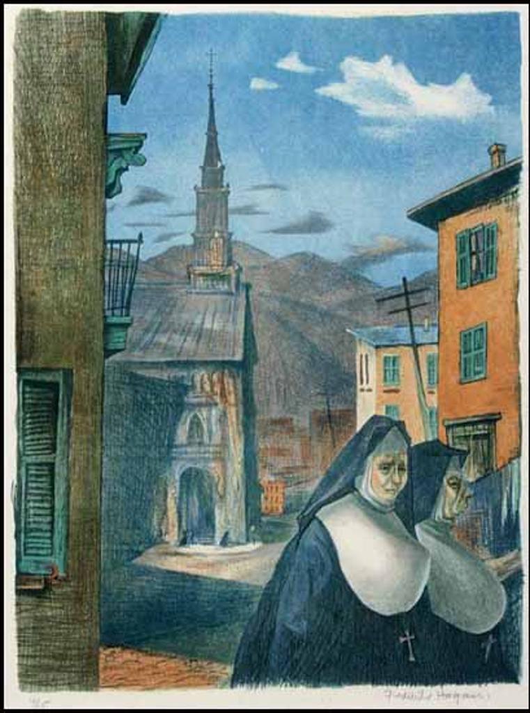 Robert Frederick Hagan (1918-2003) - Two Nuns Walking (00392/2013-T322)