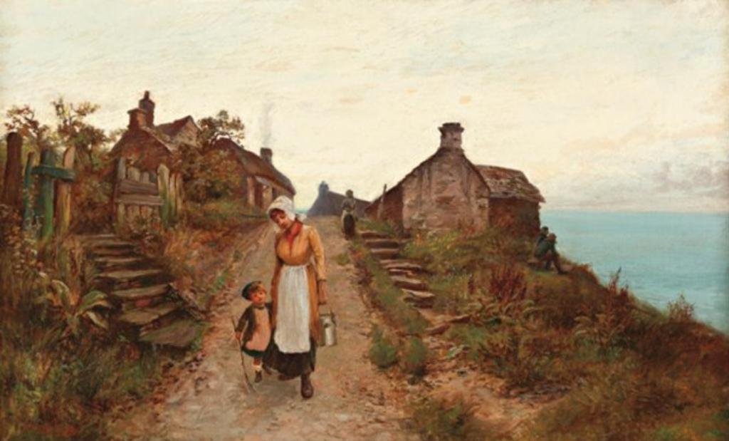 Henry John Yeend King (1855-1924) - A Seaside Stroll