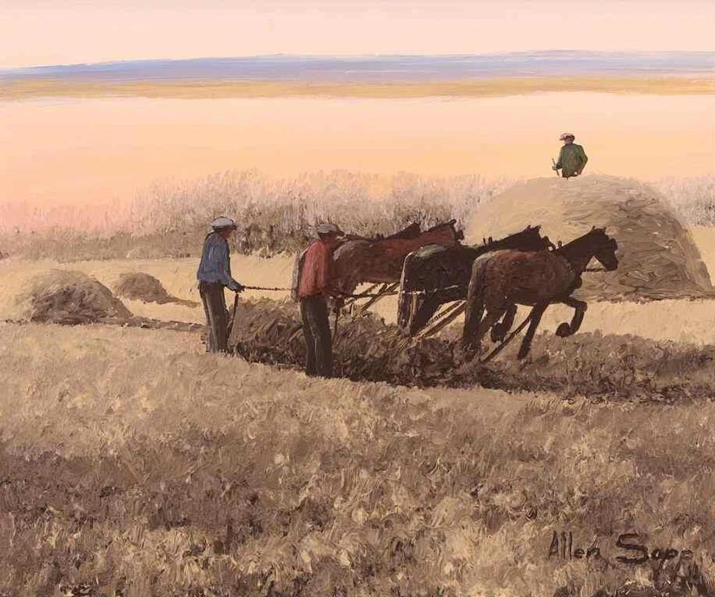 Allen Fredrick Sapp (1929-2015) - Neighbours Helping Each Other